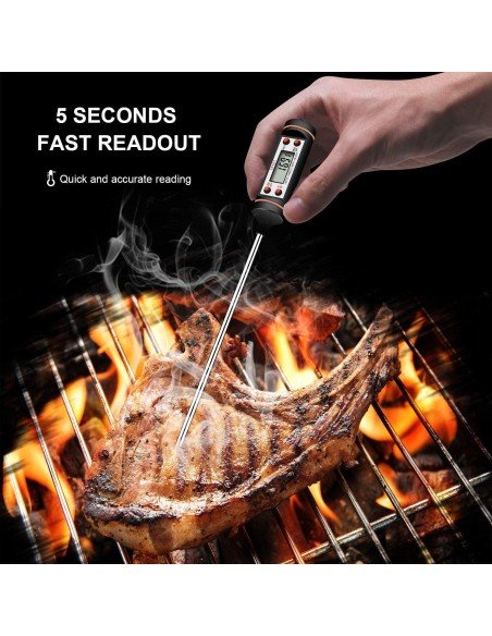 ⭐ Termómetro Digital Tp300 Multiuso Ideal Para Cocina Y Bbq !!