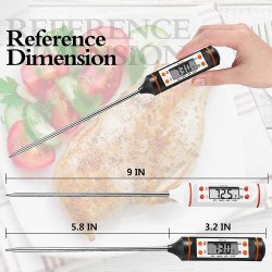 ⭐ Termómetro Digital Tp300 Multiuso Ideal Para Cocina Y Bbq !!