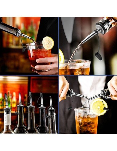 ⭐ Setx3 Tapa Dispensador dosificador Botella Coctel Bartender