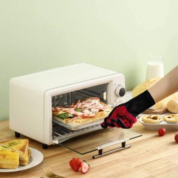 ⭐ Guantes BBQ Hornear Silicona Termo Resistente Calor