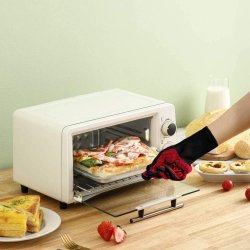 ⭐ Guantes BBQ Hornear Silicona Termo Resistente Calor