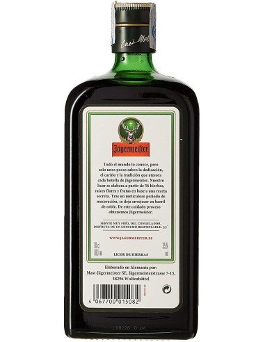 ⭐  Jagermeister 700 ML Licor de Hierbas