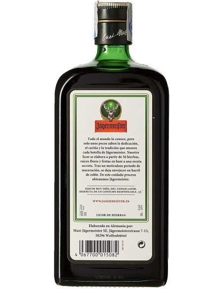 ⭐  Jagermeister 700 ML Licor de Hierbas