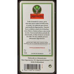 ⭐  Jagermeister 700 ML Licor de Hierbas