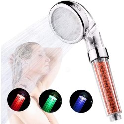 ⭐ Ducha Shower Led en Colores con Sensor de Temperatura Spa