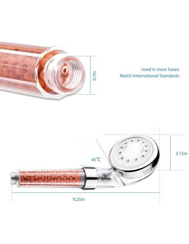 ⭐ Ducha Shower Led en Colores con Sensor de Temperatura Spa