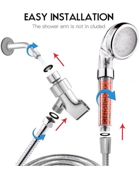 ⭐ Ducha Shower Led en Colores con Sensor de Temperatura Spa ⭐ Ducha Shower Led en Colores con Sensor de Temperatura Spa