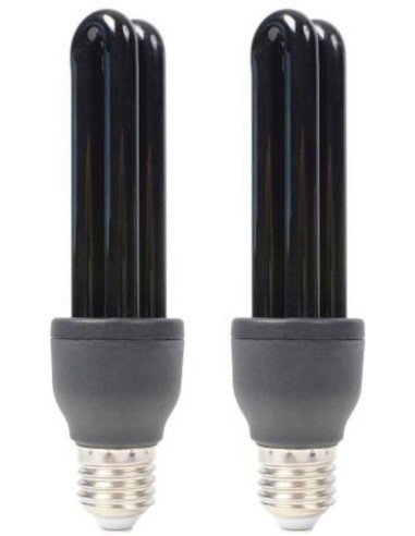 ⭐ Bombillos de Luz Ultra Violeta UV Luz Negra 20w Para Fiestas