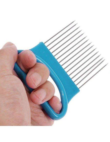 ⭐ Cortador Papas Onduladas + Trincho Tenedor Cebolla Vegetales