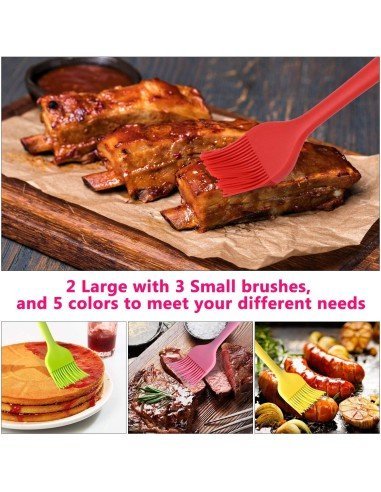 ⭐ Brocha De Silicona Antiadherente BBQ Repostería Resistente
