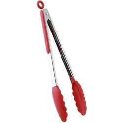 ⭐ Pinza en Acero y Silicona para Cocina BBQ tenaza barbacoa
