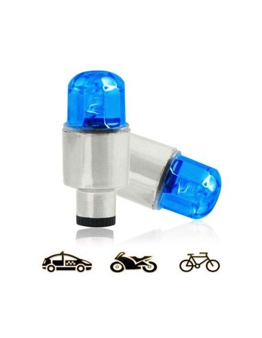 ⭐  Led Tapa Válvulas de llantas Flash