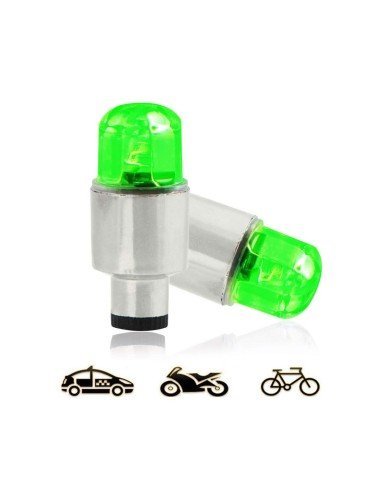 ⭐  Led Tapa Válvulas de llantas Flash