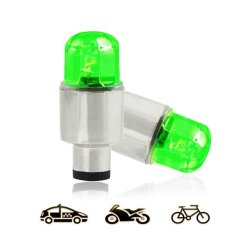 ⭐  Led Tapa Válvulas de llantas Flash
