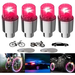 ⭐  Led Tapa Válvulas de llantas Flash