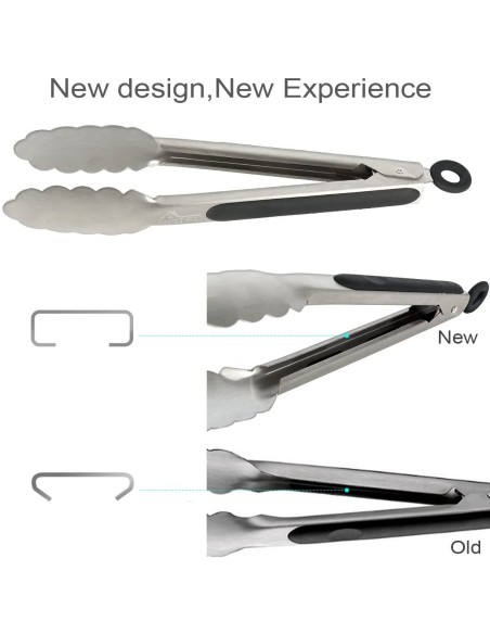 ⭐ Pinza en Acero para Cocina BBQ tenaza barbacoa Fritos ⭐ Pinza en Acero para Cocina BBQ tenaza barbacoa Fritos