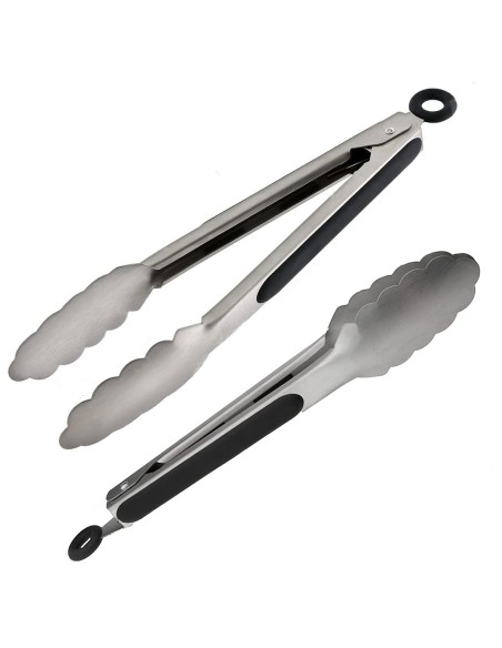 ⭐ Pinza en Acero para Cocina BBQ tenaza barbacoa Fritos ⭐ Pinza en Acero para Cocina BBQ tenaza barbacoa Fritos