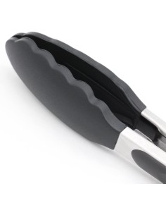 ⭐ Pinza en Acero y Silicona para Cocina BBQ tenaza barbacoa 2