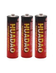 ⭐ Pilas AAA Huadao Alcalina R03P UM-4 1.5V Super Energy Paqx3 2
