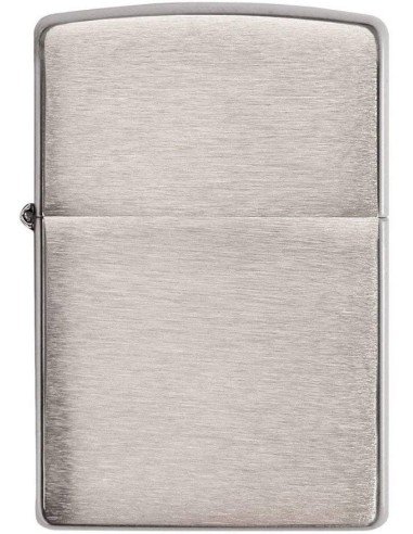⭐ Encendedor Zippo Classics Brush Chrome 200 Plateado