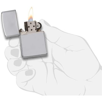⭐ Encendedor Zippo Classics Polish Chrome 250 Plateado