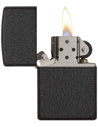 ⭐ Encendedor Zippo Colors Black Crakle 236 - Negro