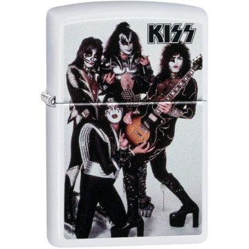 ⭐ Encendedor Zippo Kiss Blanco Mate 49017