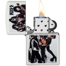 ⭐ Encendedor Zippo Kiss Blanco Mate 49017