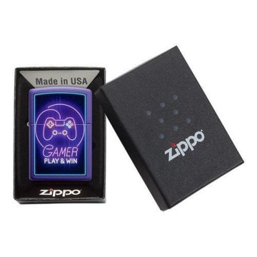 ⭐ Encendedor Zippo Púrpura Gamer Play 49157
