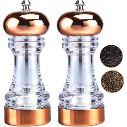 Setx2 Molino De Sal Y Pimienta En Acrílico Pimentero Premium