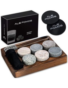 Set x6 Cilindros de Roca Ice para enfriar el Whisky