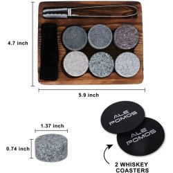 ⭐ Set x6 Cilindros de Roca Ice para enfriar el Whisky