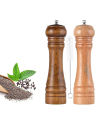 ⭐ Set x2 Molino D Sal Y Pimienta Madera 22cm Pimentero Premium