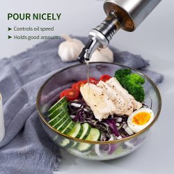 ⭐ Dispensador de Aceite o vinagre Aceitera en vidrio Dosificador 500ml