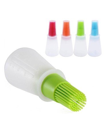 ⭐ Brocha Dispensador D Aceite Silicona Cocina Parrilla Bbq