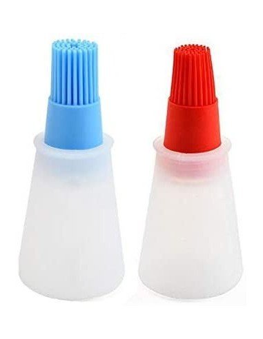 ⭐ Brocha Dispensador D Aceite Silicona Cocina Parrilla Bbq