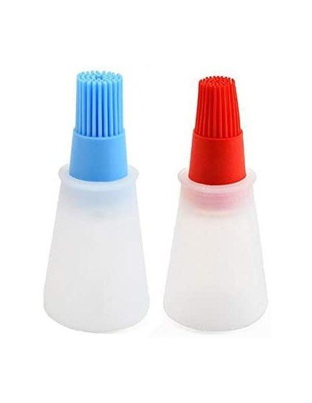 ⭐ Brocha Dispensador D Aceite Silicona Cocina Parrilla Bbq