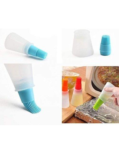 ⭐ Brocha Dispensador D Aceite Silicona Cocina Parrilla Bbq