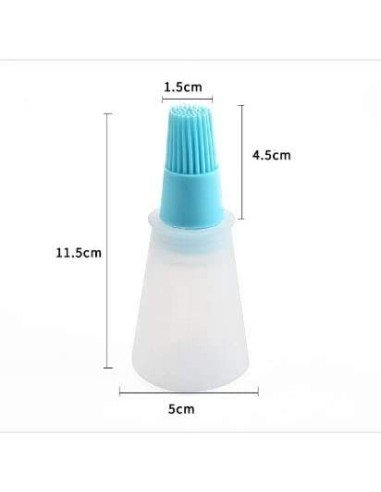 ⭐ Brocha Dispensador D Aceite Silicona Cocina Parrilla Bbq