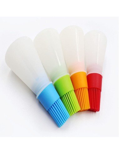 ⭐ Brocha Dispensador D Aceite Silicona Cocina Parrilla Bbq