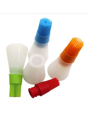 ⭐ Brocha Dispensador D Aceite Silicona Cocina Parrilla Bbq