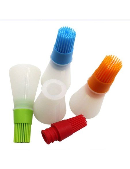 ⭐ Brocha Dispensador D Aceite Silicona Cocina Parrilla Bbq