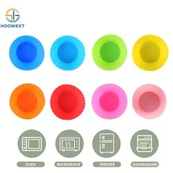 ⭐ Setx6 Moldes de silicona para cupcakes Muffin Magdalenas