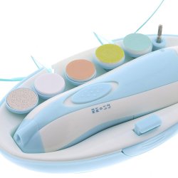 ⭐ Corta uñas Lima eléctrica Pulidor manicure bebé 6pz