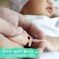 ⭐ Corta uñas Lima eléctrica Pulidor manicure bebé 6pz