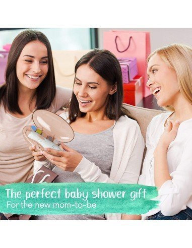 ⭐ Corta uñas Lima eléctrica Pulidor manicure bebé 6pz