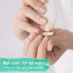 ⭐ Corta uñas Lima eléctrica Pulidor manicure bebé 6pz