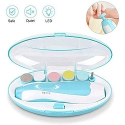 ⭐ Corta uñas Lima eléctrica Pulidor manicure bebé 6pz