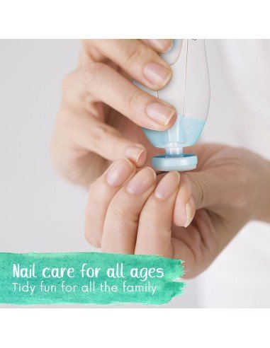 ⭐ Corta uñas Lima eléctrica Pulidor manicure bebé 6pz