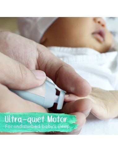 ⭐ Corta uñas Lima eléctrica Pulidor manicure bebé 6pz